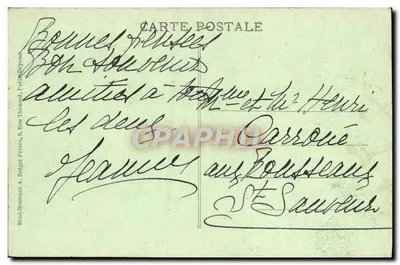Salpêtrière - Entrada principal — editor A. Béger, Thionville — Verso