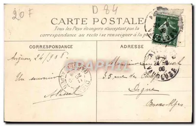 Avignon — Palais des Papes et Notre-Dame-des-Doms — Éditeur BARTESSO — Rewers