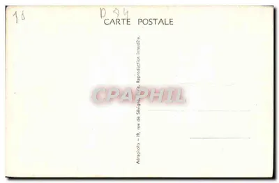 Massyf Mont-Blanc widziany z samolotu — Grépon i lodowiec Leschaux — Aéro-Photo D. 27 — Rewers