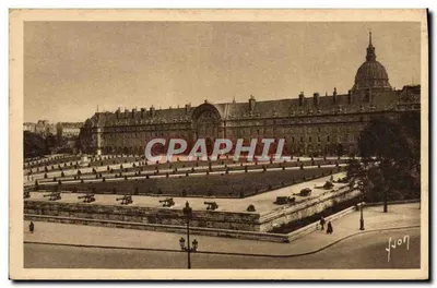Hôtel des Invalides — Façade et jardin — Les Éditions d'Art YVON, Paris