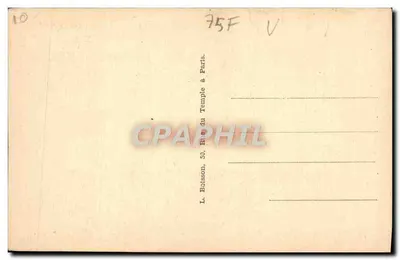 Paris - A Catedral Notre-Dame — editor L. Boisson, 50, Rue du Temple em Paris — Verso