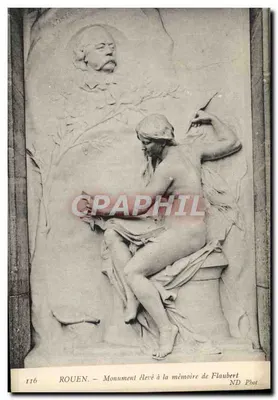 ROUEN — Monument élevé à la mémoire de Flaubert — ND Phot