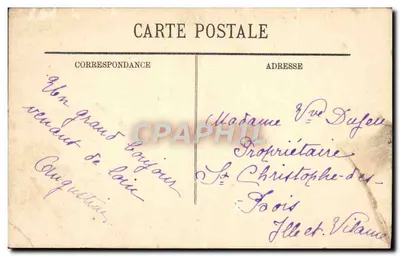 Marseille — La Cathédrale prise du Vieux Port — LL. n°16 — Verso