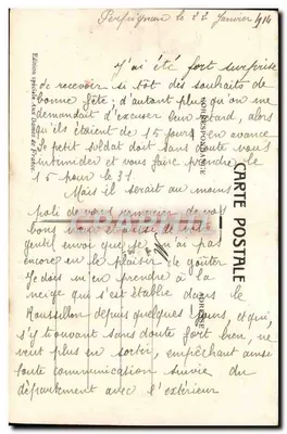 Perpignan — Bassin van het Plein — Speciale editie Aan de Dames van Frankrijk — Achterkant