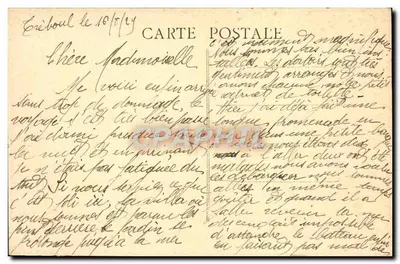 Tréboul — L'isola Boulince — I Bateaux tornanti dalla Pesca — Editore: G. Claret, Tréboul — Verso