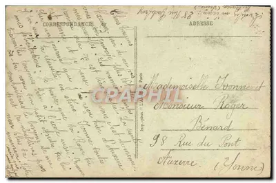 Saint-Cloud - Park - Aleja Centaura — wydawca Paryż, nr 76 — Rewers