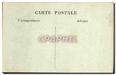 Beauzée-sur-Aire (Meuse) — Straat van de Kerk na de bombardement — Grote Oorlog 1914-1918 — Achterkant
