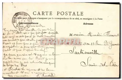 Fontainebleau (S.-et-M.) — A Gruta dos Pinheiros — B.F. Paris, n°51 — Verso