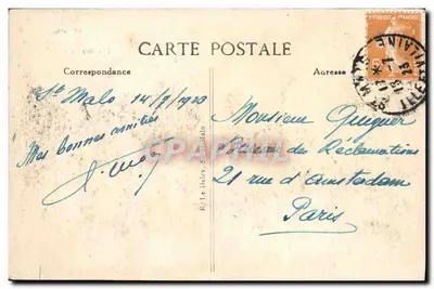 Saint-Malo — A Grande Porta — Editora B.D. n°5 — Verso