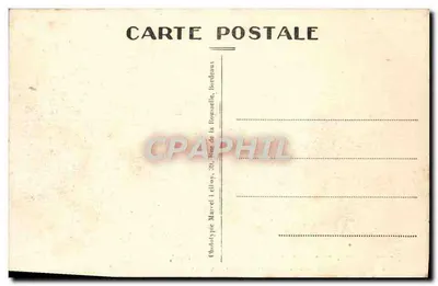 Bordeaux — Strzałka katedry, wieża Pey-Berland, Wydział Nauk i Literatury — M. D. — nr 76 — Rewers
