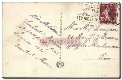 Zamieczony wioska — Dobra Rok — wydawca Prat Notier nr 4693 — Rewers