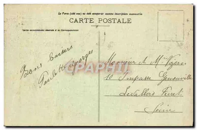 Forêt de Fontainebleau — La Mare aux Biches (Gorges d'Apremont) — éditeur impr. sur la carte n°392 — Verso