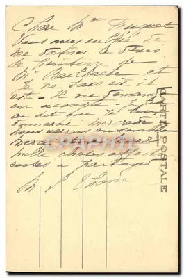 Nuits-Saint-Georges (Côte-d'Or) — Castelo de la Berchère — Pátio Interior — E. Bernay, editor — Verso