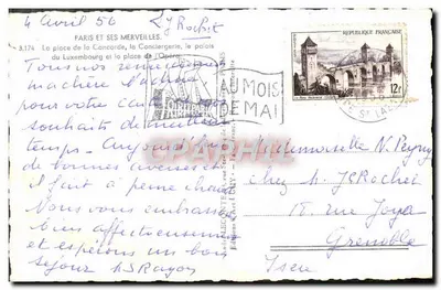 Parijs en zijn wonderen — Place de la Concorde, Conciergerie, Palais du Luxembourg en Opera — Edities Guy — Achterkant