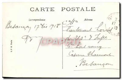 Igreja de São Pedro de Besançon — vista histórica — editor Doubt, n° 96 — Verso