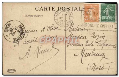 Marseille - El Fuerte Saint-Jean y la Catedral — Reverso