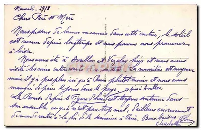 Vézelay — Widok z drogi okrężnej — LL.230 — Rewers