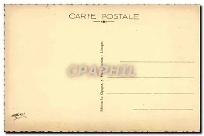 Souillac (Lot) — Les Coupoles de l'Église et la Tour de l'Horloge — Édition La Cigogne, Limoges — Reverso