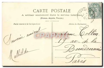 Vitré - Torre y Rue d'En-Bas — La Bretaña Pittoresca — Colección A. Warren, St-Brice — Reverso
