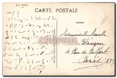 Wąwóz Cure — Les Roches Ginggons — PIERRE-PERTHUIS — Rewers