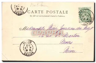 VANNES — A Catedral (fachada lateral) — A. David, editor, Vannes, n°15 — Verso