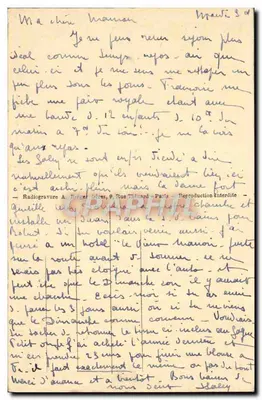 Hostellerie du Lys - Floresta do Lys - Chantilly, por Lamorlaye (Oise) - Tél. 19 — Verso