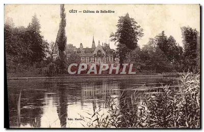 Cézy — Castelo de Belle-Rive — Edit. Martia