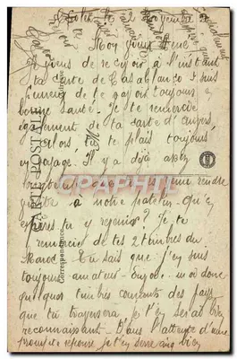 Cholet — Palácio de Justiça e Jardim do Mail — A. Vallée, editor, Cholet — Verso