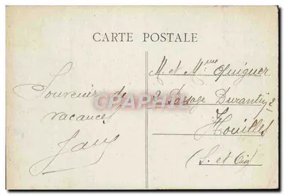 Auxerre — Katedra św. Piotra — Fot. Combier Macon — Rewers