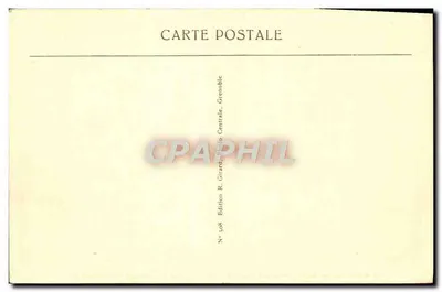 Lódowiec St-Sorlin — Massif des Grandes-Rousses — Wydawnictwo R. Girart, Grenoble — Rewers