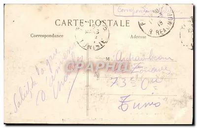 Amiens — Hotel-Dieu (XVe wieku) — L. Caron, fotograf i wydawca, Amiens, n° 375 — Rewers