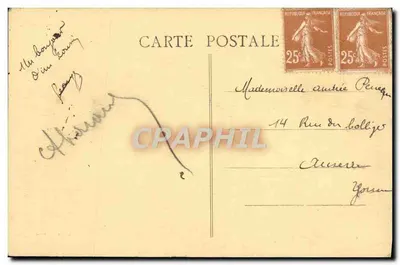 Autun — Fontanna św. Lazare (XV wiek) — Fot. Gombier, Macon — Wyd. Boudin, Tabac — Rewers