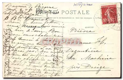Bagnères-de-Bigorre — O Casino — C.C. -7 — Verso