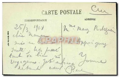 Château-Thierry — La Marne — Ehrhard, fot. Château-Thierry Visé Paris 2480 — Verso