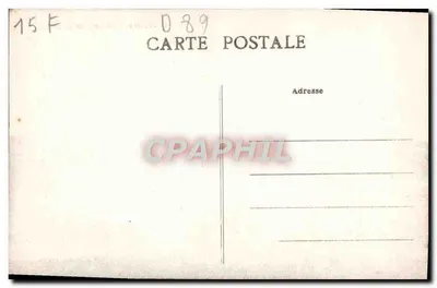Vézelay — A Cruz da Cordelle — Editor R. Cotton, n° 21 — Verso