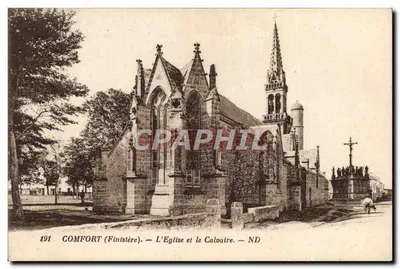 Comfort (Finistère) — A Igreja e o Calvário — ND