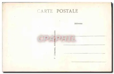 NANTES — A Catedral, vista do Nordeste — G. Chapeau, editor, Nantes — Verso