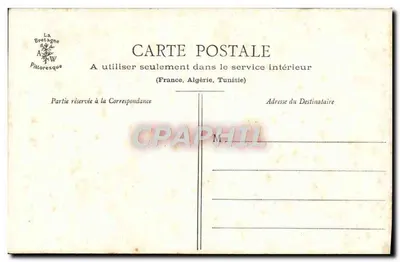 O Castelo do Touro — Arredores de Morlaix — Coleção A. Wavon, St-Bogue, n° 664 — Verso