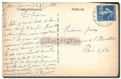 Mers-les-Bains i Le Tréport — Widok z Niepokalanego źródła LL — n°59 — Rewers