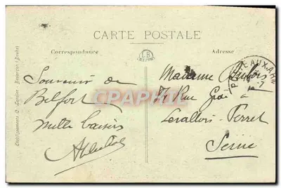 Belfort — Il Leone (Opera di Bartholdi) — Altezza 11 m., lunghezza 22 m. — Verso