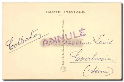 Tréguier (C.-du-N.) — Ogólny widok i most Kanada — C du N — Rewers