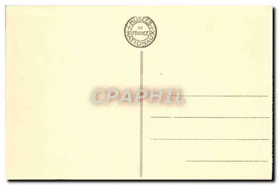 Versailles — Das Gefährt der Krönung von Charles X — Verleger T. Y. n° 144 — Rückseite
