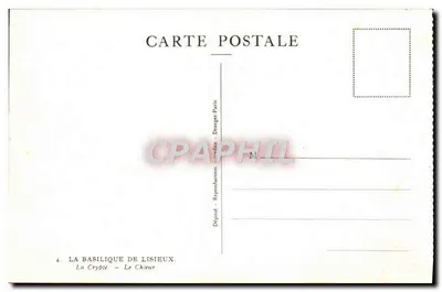 Bazylika w Lisieux — Krypta — Chór — Drageer-Paris — Rewers
