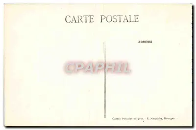 Bourges — Katedra — Pięć Portalów — E. Maquaire, nr 220 — Rewers