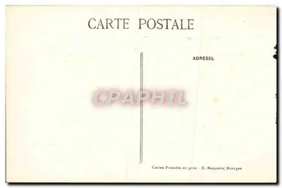 Bourges — Północna Brama Katedry — E. Maquaire, n° 239 — Rewers