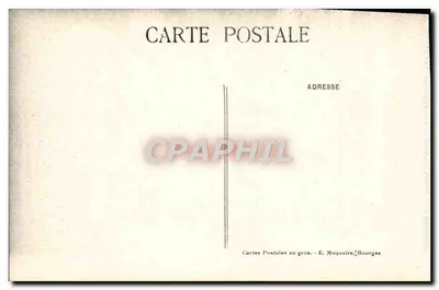 Bourges — Wnętrze Katedry — Obramowanie Chorągwi, Strona Południowa — E. Maquaire, n°289 — Rewers