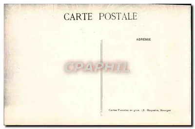 Wnętrze katedry — 3. nawy, strona południowa — Bourges — E. Maquaire, n°276 — Rewers