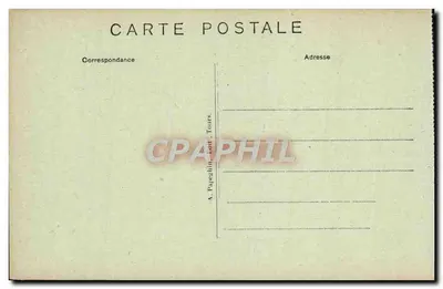 Chinon (Indre-et-Loire) — Zamek XIII i XV wieku — Wieża Coudray — A. P. — Rewers