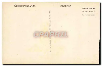 古董明信片 朱米耶日古修道院 — 大中殿 — ND — 背面