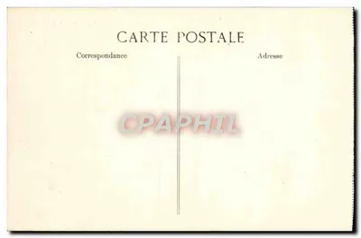 Palais de FONTAINEBLEAU — L'Étang des Carpes et le Palais — Verso
